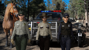 Картинка 3д+графика люди+ people фон взгляд девушки