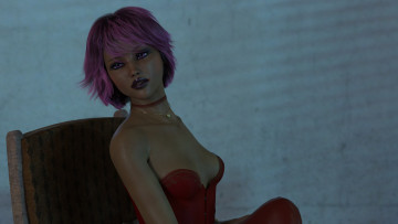 Картинка 3д+графика люди+ people фон взгляд девушка