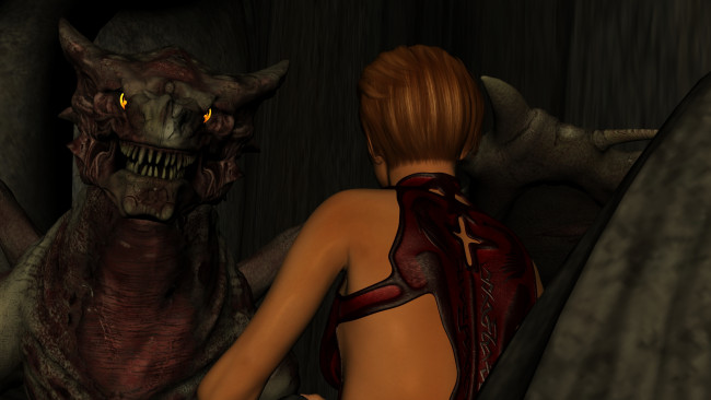 Обои картинки фото 3д графика, фантазия , fantasy, фон, взгляд, девушка