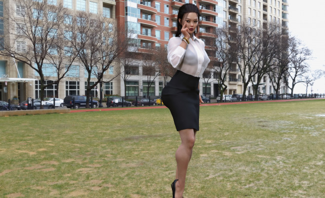 Обои картинки фото 3д графика, люди , people, взгляд, девушка, фон