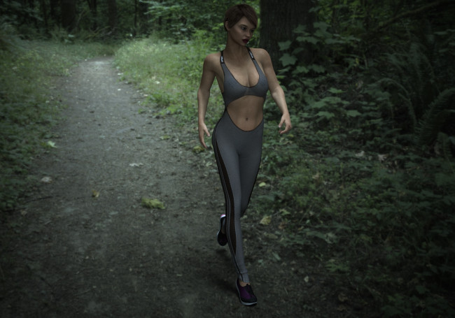 Обои картинки фото 3д графика, люди , people, фон, взгляд, девушки