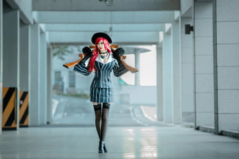 Картинка девушки -+креатив +косплей league of legends мисс фортуна мафия костюм автоматы