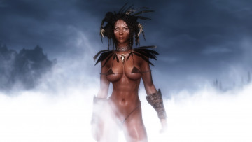 Картинка 3д+графика фантазия+ fantasy девушка фон взгляд тату