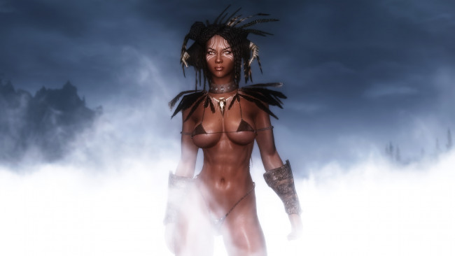 Обои картинки фото 3д графика, фантазия , fantasy, девушка, фон, взгляд, тату