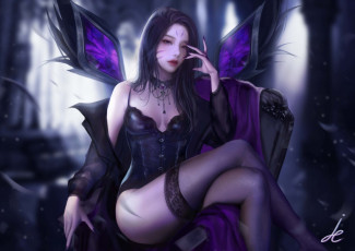 Картинка видео+игры league+of+legends kaisa кресло чулки