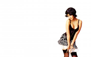 Картинка музыка christina+aguilera певица шляпка корсет юбка чулки