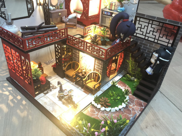 Обои картинки фото разное, игрушки, вэй, усянь, лань, ванцзы, куклы, дом