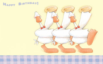 Картинка рисованное праздники гуси шляпы танец