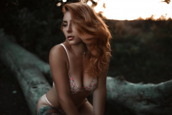 Картинка девушка+-+girl девушки -+рыжеволосые+и+разноцветные девушка женщина рыжая светлая тёмная сексуальная модель звезда позирует разная обувь верхняя стильная одежда нижнее эротическое бельё трусы лифчик колготки чулки аксессуары макияж и множество элементов на фотографии