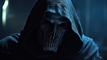 Картинка фэнтези нежить нейросети графика нейроарт ai art нейронные сети рисунки нейро искусство в капюшоне