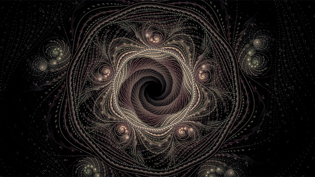 Обои картинки фото 3д графика, фракталы , fractal, орнамент, спираль, фракталы