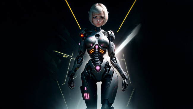 Обои картинки фото фэнтези, роботы,  киборги,  механизмы, нейросети, графика, нейроарт, ai, art, нейронные, сети, рисунки, нейро, искусство