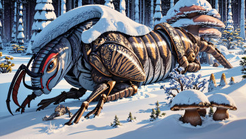 Картинка фэнтези существа нейросети графика нейроарт ai art нейронные сети рисунки нейро искусство нейрографика graphics neuroart neural networks drawings neuro neurography