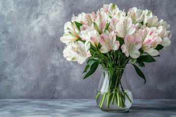 Картинка 3д+графика цветы+ flowers альстромерия