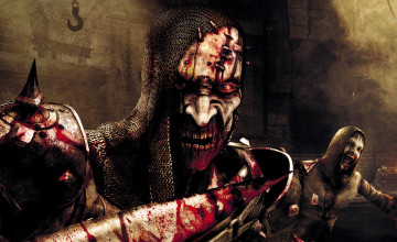 Картинка видео+игры clive+barker`s+jericho рыцари доспехи нежить кровь оружие