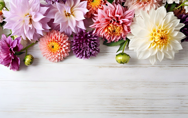 Обои картинки фото 3д графика, цветы , flowers, георгины