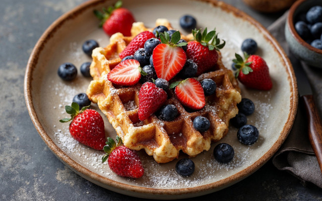 Обои картинки фото 3д графика, еда-, food, вафли