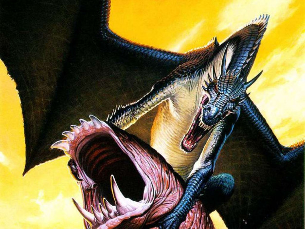 Обои картинки фото фэнтези, драконы