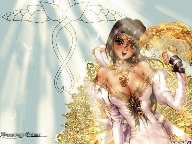 Обои картинки фото masamune, shirow, аниме, artbook