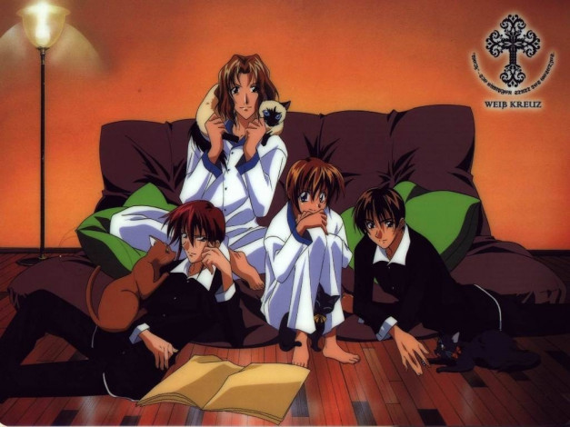 Обои картинки фото аниме, weiss, kreuz