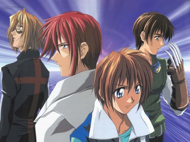 Обои картинки фото аниме, weiss, kreuz