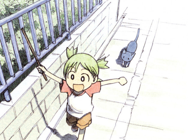 Обои картинки фото аниме, yotsubato