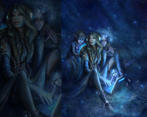 Обои картинки фото фэнтези, эльфы