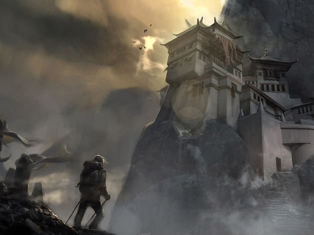 Обои картинки фото фэнтези, замки