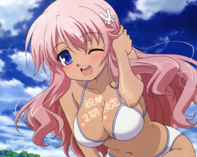 Картинка аниме baka to test shoukanjuu