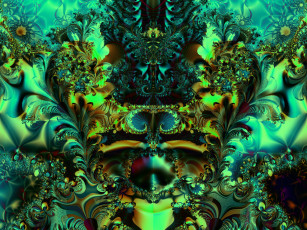 Картинка 3д графика fractal фракталы