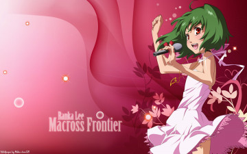 Картинка аниме macross frontier