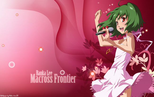 Обои картинки фото аниме, macross, frontier