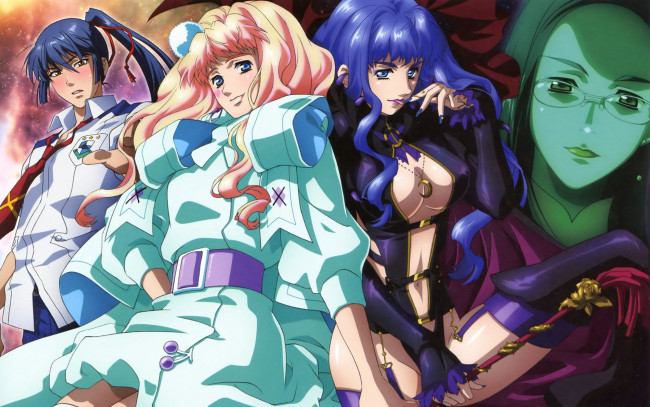 Обои картинки фото аниме, macross, frontier