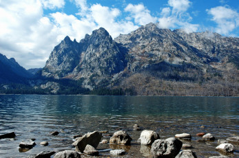 Картинка природа реки озера grand teton wyoming