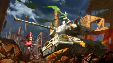 Картинка аниме vocaloid pixiv ocaloid hatsune miku megurine luka