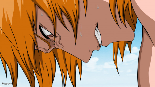 Обои картинки фото аниме, bleach, kurosaki, ichigo