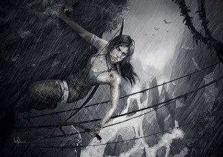 Картинка tomb raider 2013 видео игры лара крофт