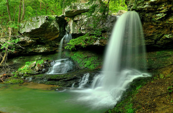 Картинка природа водопады вода поток