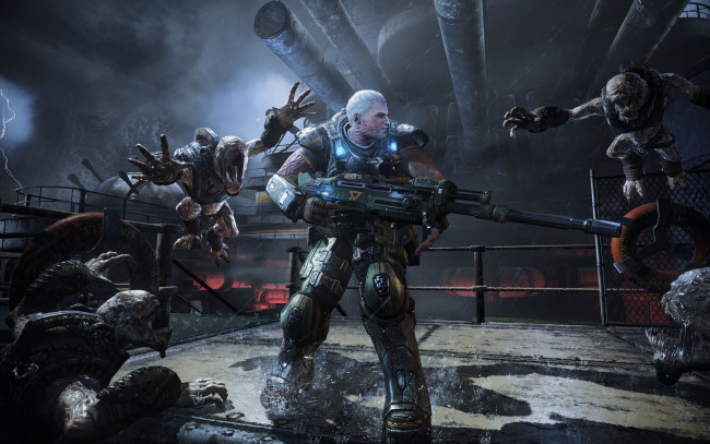 Обои картинки фото видео, игры, gears, of, war, judgment, war-