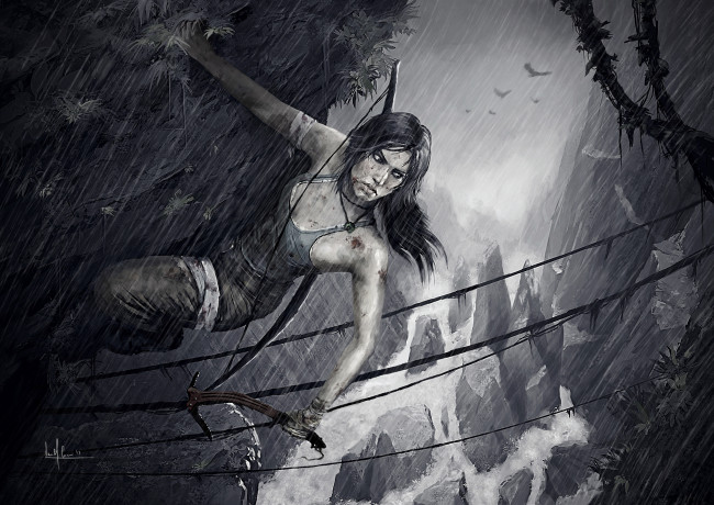 Обои картинки фото tomb, raider, 2013, видео, игры, лара, крофт