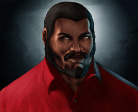 Картинка рисованные люди улыбка взгляд мужчина