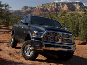 Картинка автомобили dodge 2014г ram 2500 power wagon laramie темный