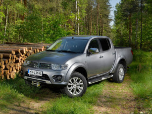 обоя автомобили, mitsubishi, l200, cab, 2014г, double