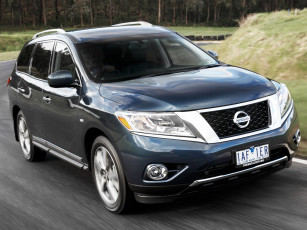 Картинка автомобили nissan datsun темный r52 pathfinder au-spec