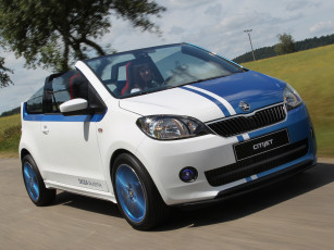 Картинка автомобили skoda citijet 2014г синий