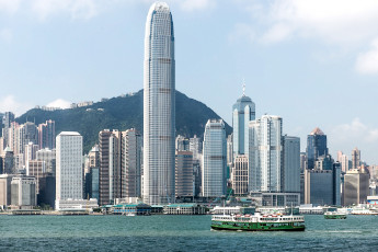 Картинка города гонконг+ китай небоскребы