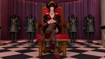 Картинка 3д+графика фантазия+ fantasy взгляд девушка