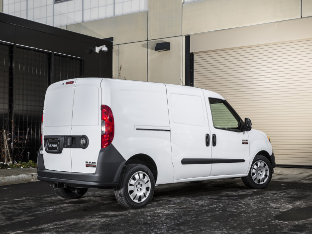 Обои картинки фото автомобили, dodge, светлый, cargo, 2015г, ram, promaster, city, tradesman
