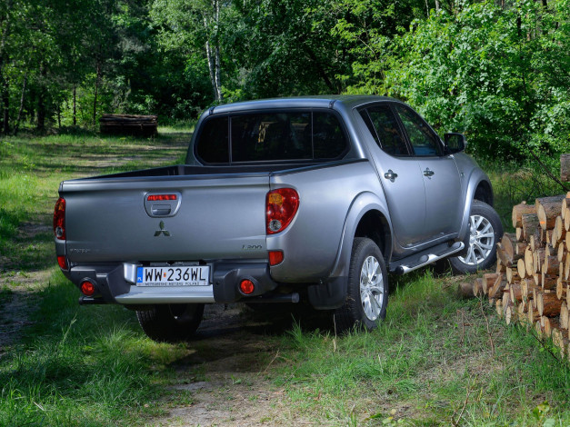 Обои картинки фото автомобили, mitsubishi, cab, double, l200, 2014г