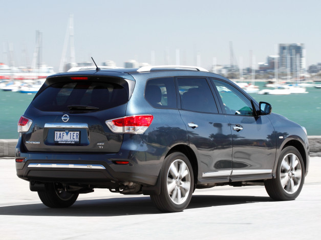 Обои картинки фото автомобили, nissan, datsun, темный, r52, au-spec, pathfinder